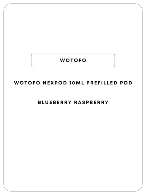 Wotofo NexPod 10mL Prefilled Pod