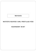 Wotofo NexPod 10mL Prefilled Pod | Raspberry Mint-Image 1