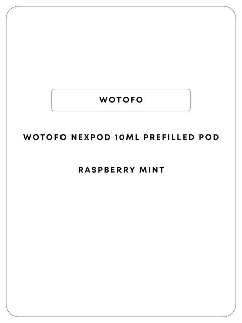 Wotofo NexPod 10mL Prefilled Pod