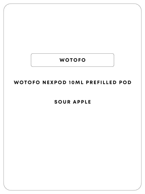 Wotofo NexPod 10mL Prefilled Pod