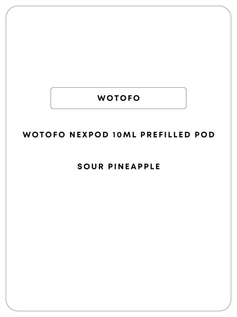 Wotofo NexPod 10mL Prefilled Pod