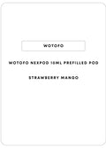 Wotofo NexPod 10mL Prefilled Pod | Strawberry Mango-Image 1