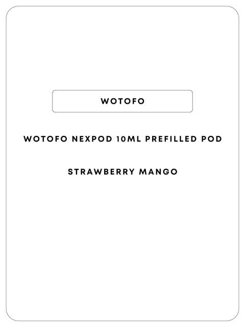 Wotofo NexPod 10mL Prefilled Pod