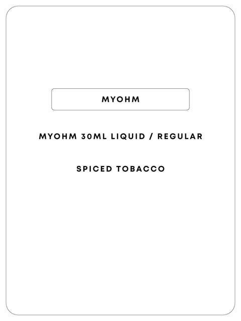 myohm 30mL